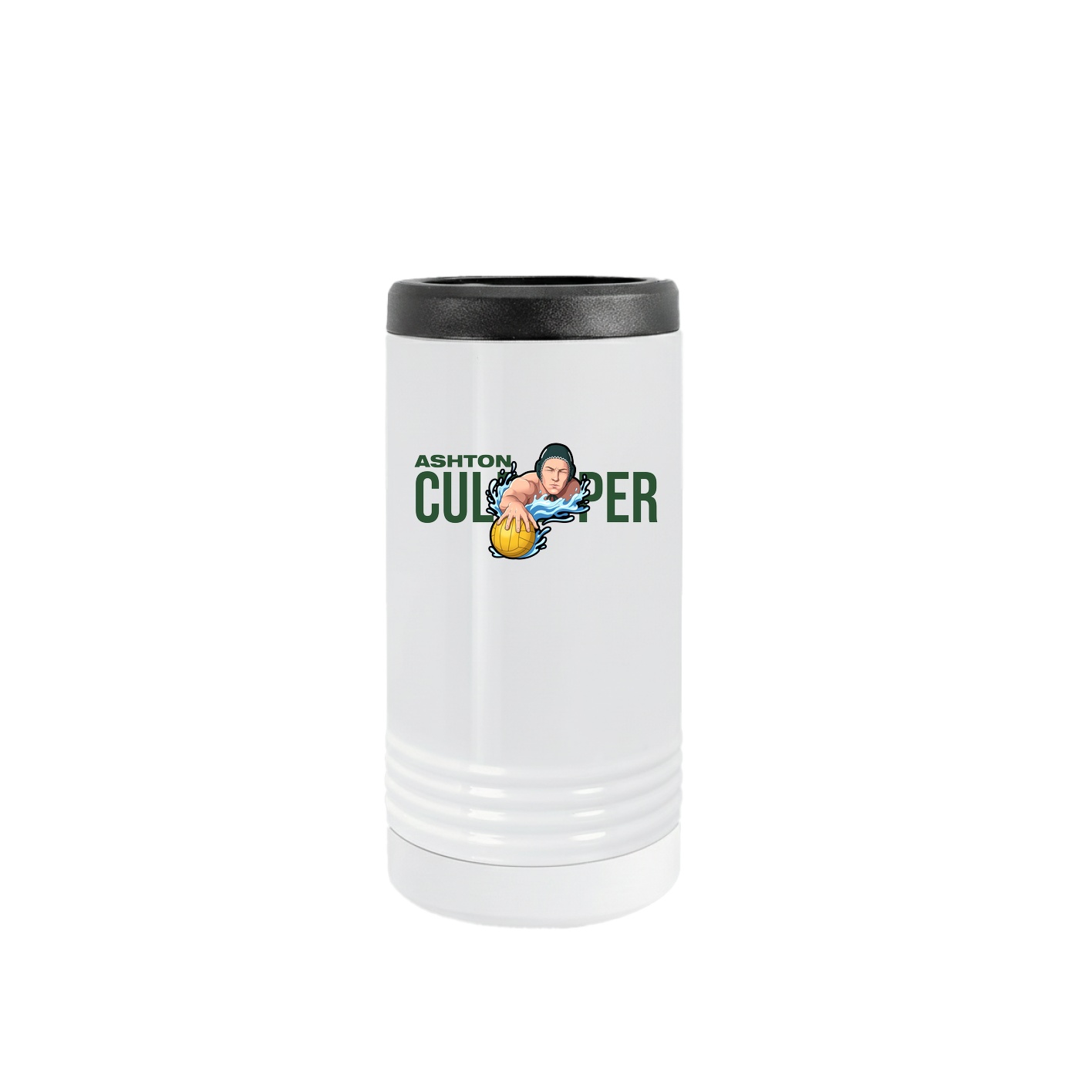 Slim Beverage Holder — Player Name in White