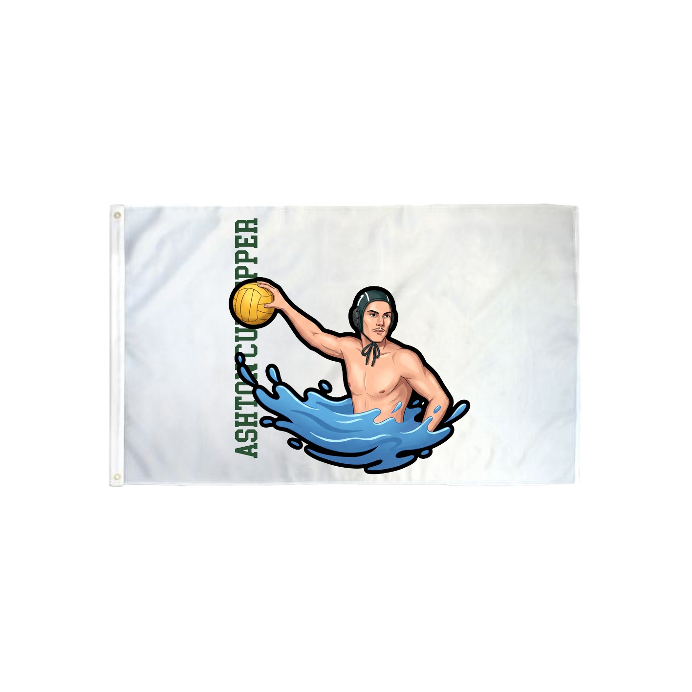 3x5 Flag — Name Vertical in Classic