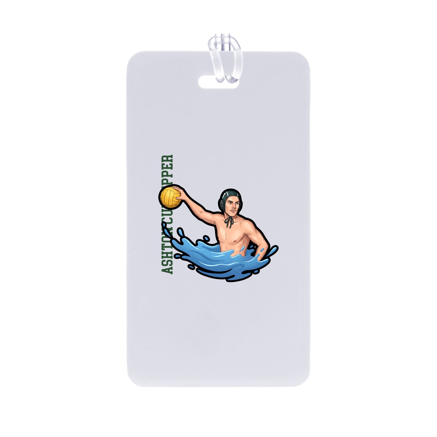 Bag Tag — Name Vertical in Classic