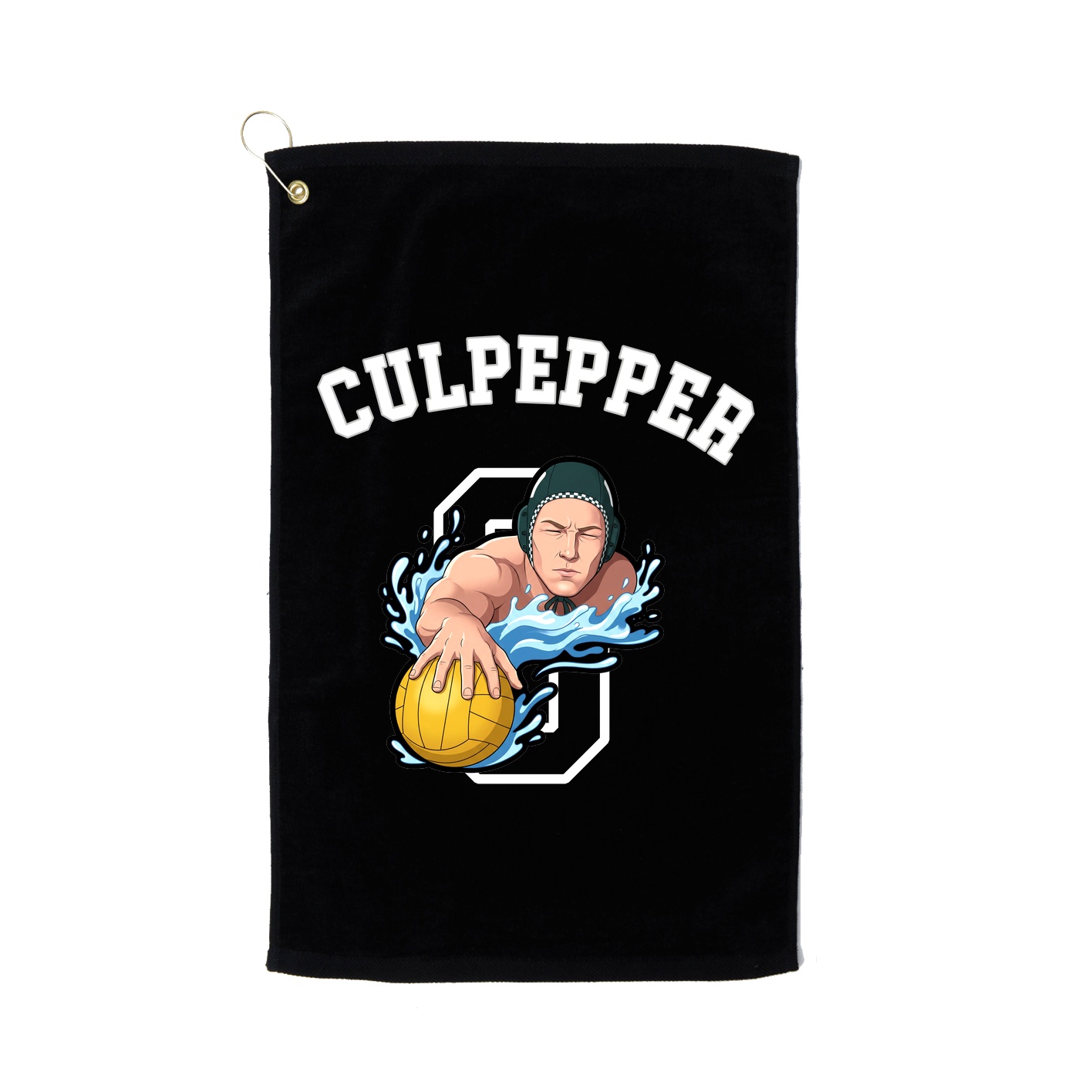 Golf Towel — Shirsey Arch in Black