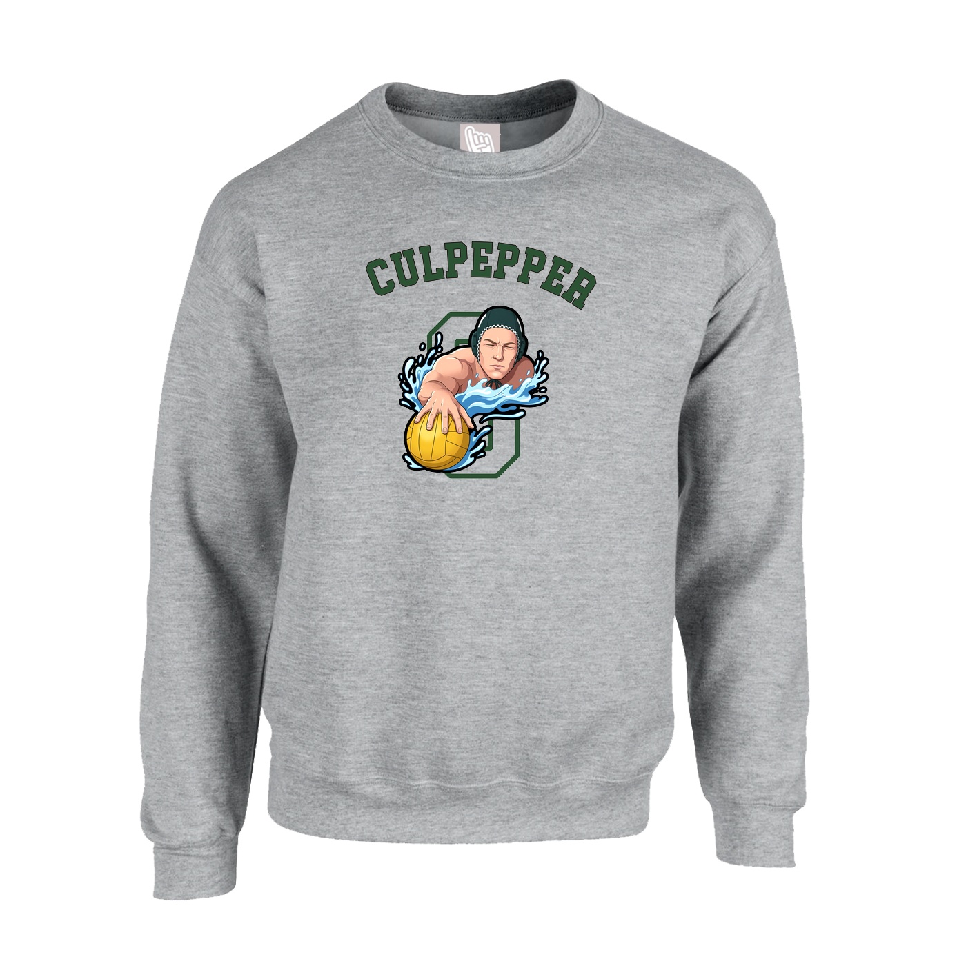 Fleece Crew — Shirsey Arch in Grey