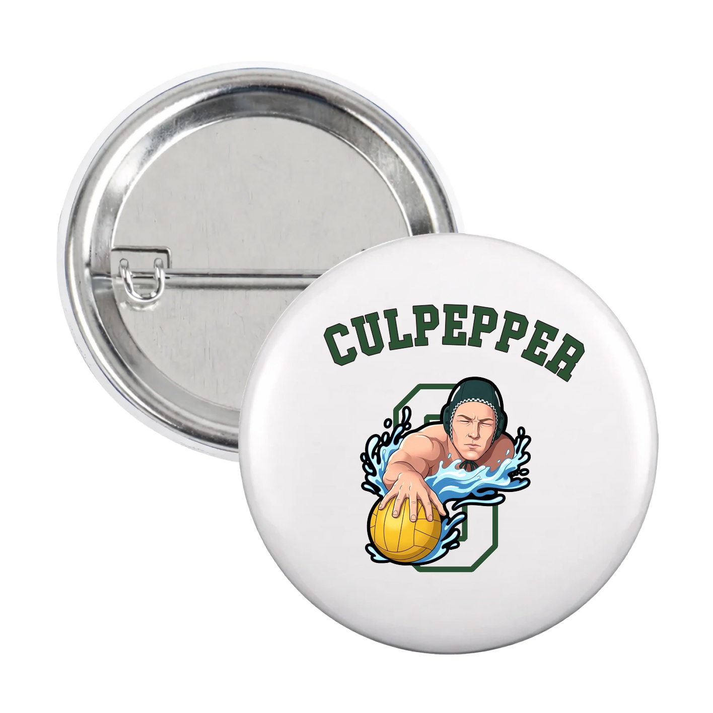 Game Day Button — Shirsey Arch in White