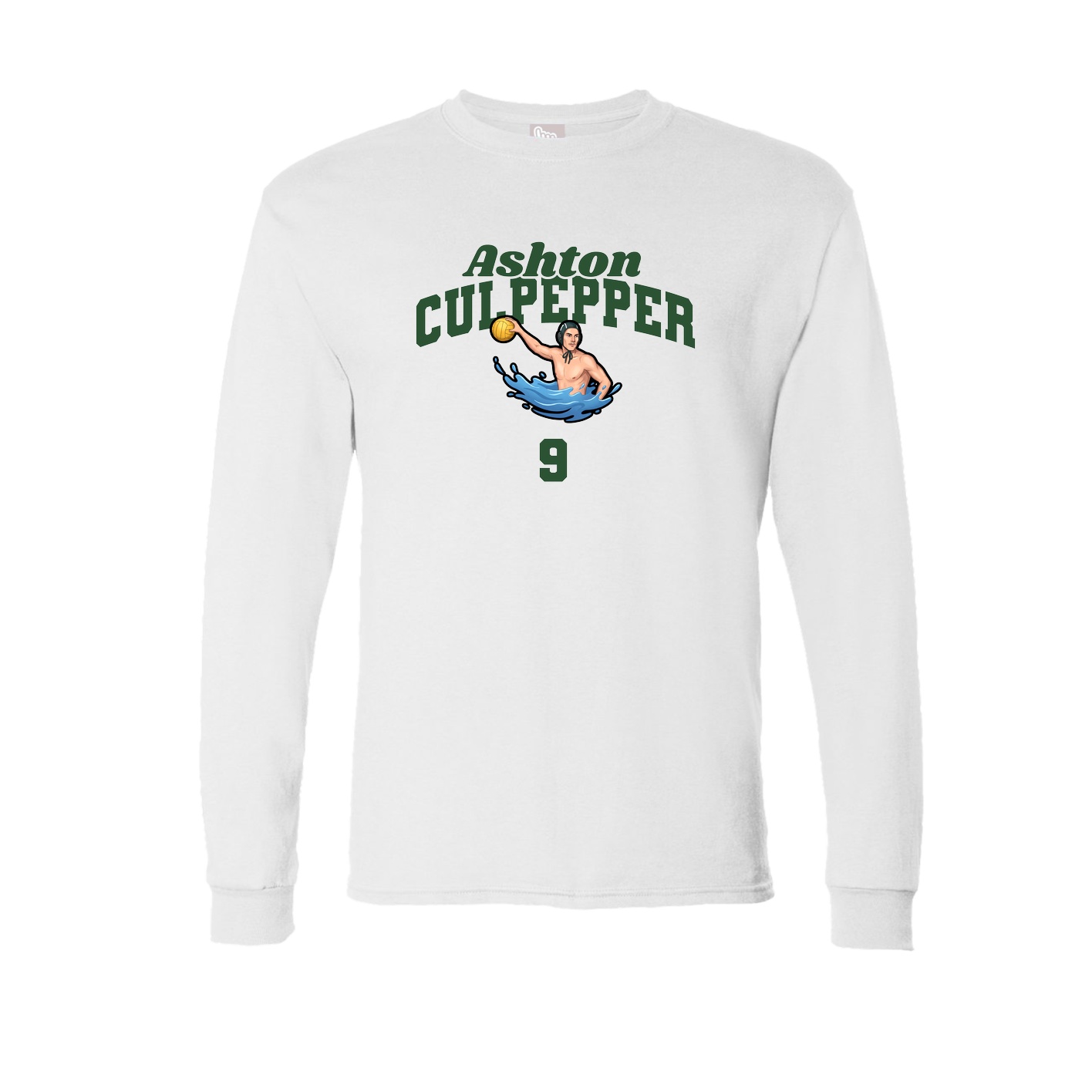 Long Sleeve Tee — Signature Arch in White