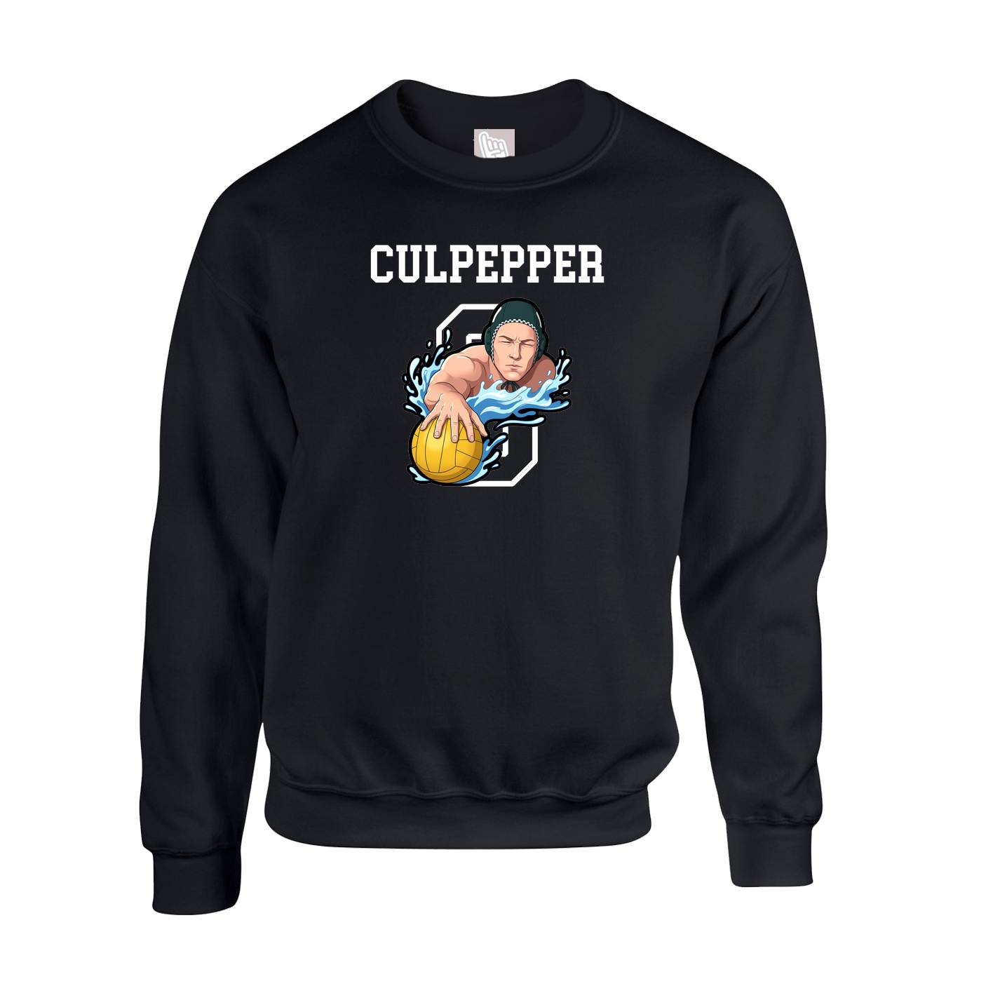 Fleece Crew — Shirsey in Black
