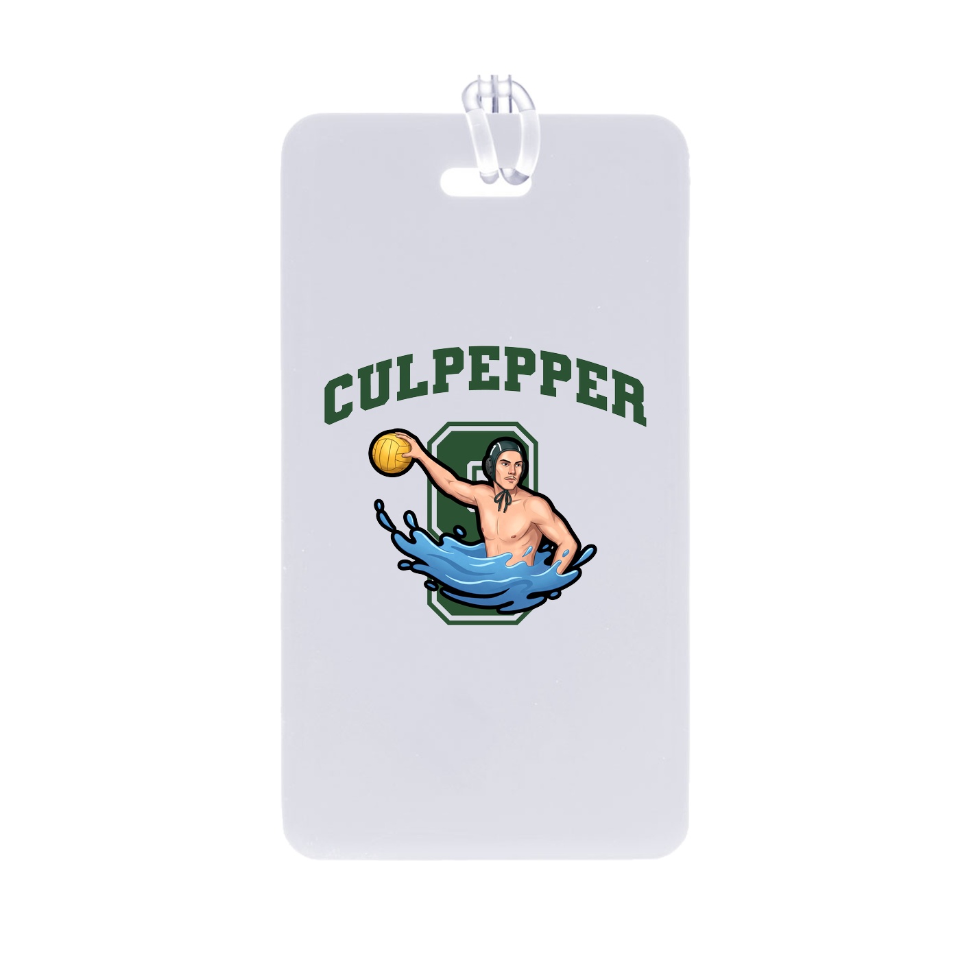 Bag Tag — Number in Classic