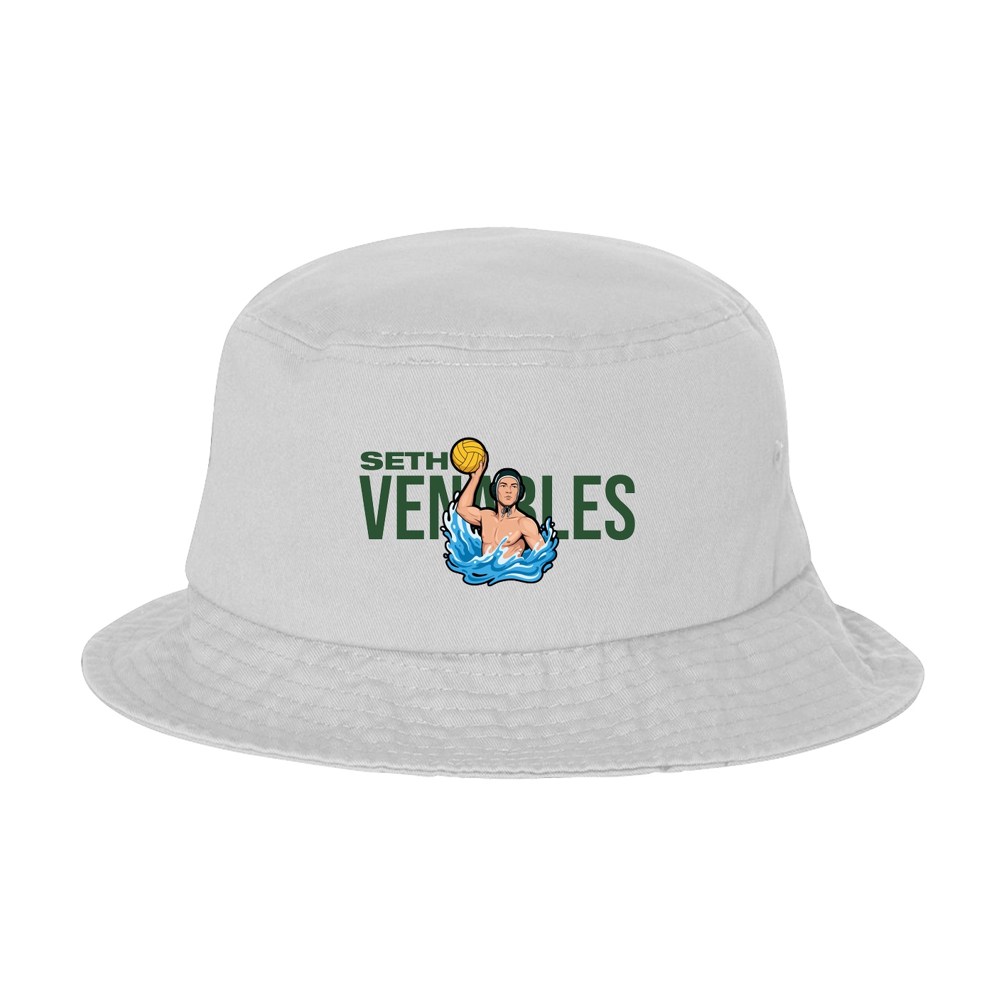 Bucket Cap — Player Name in White