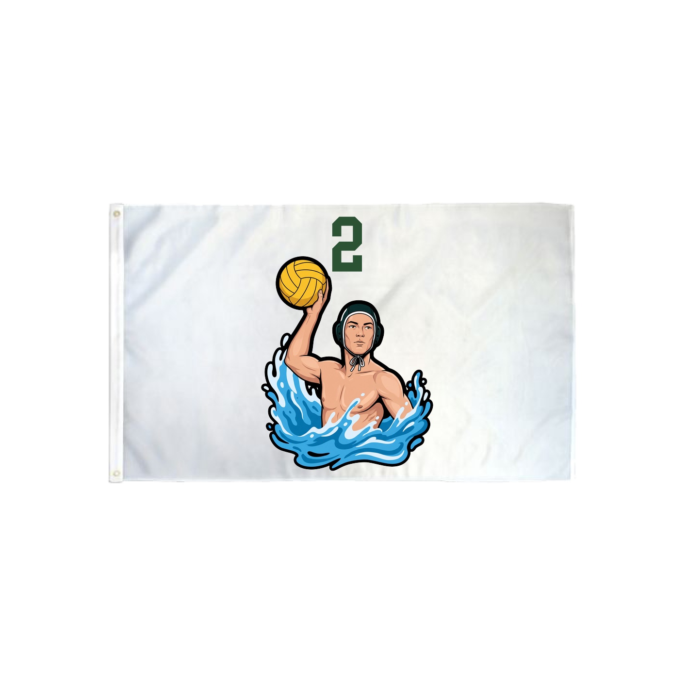 3x5 Flag — Number Top in Classic