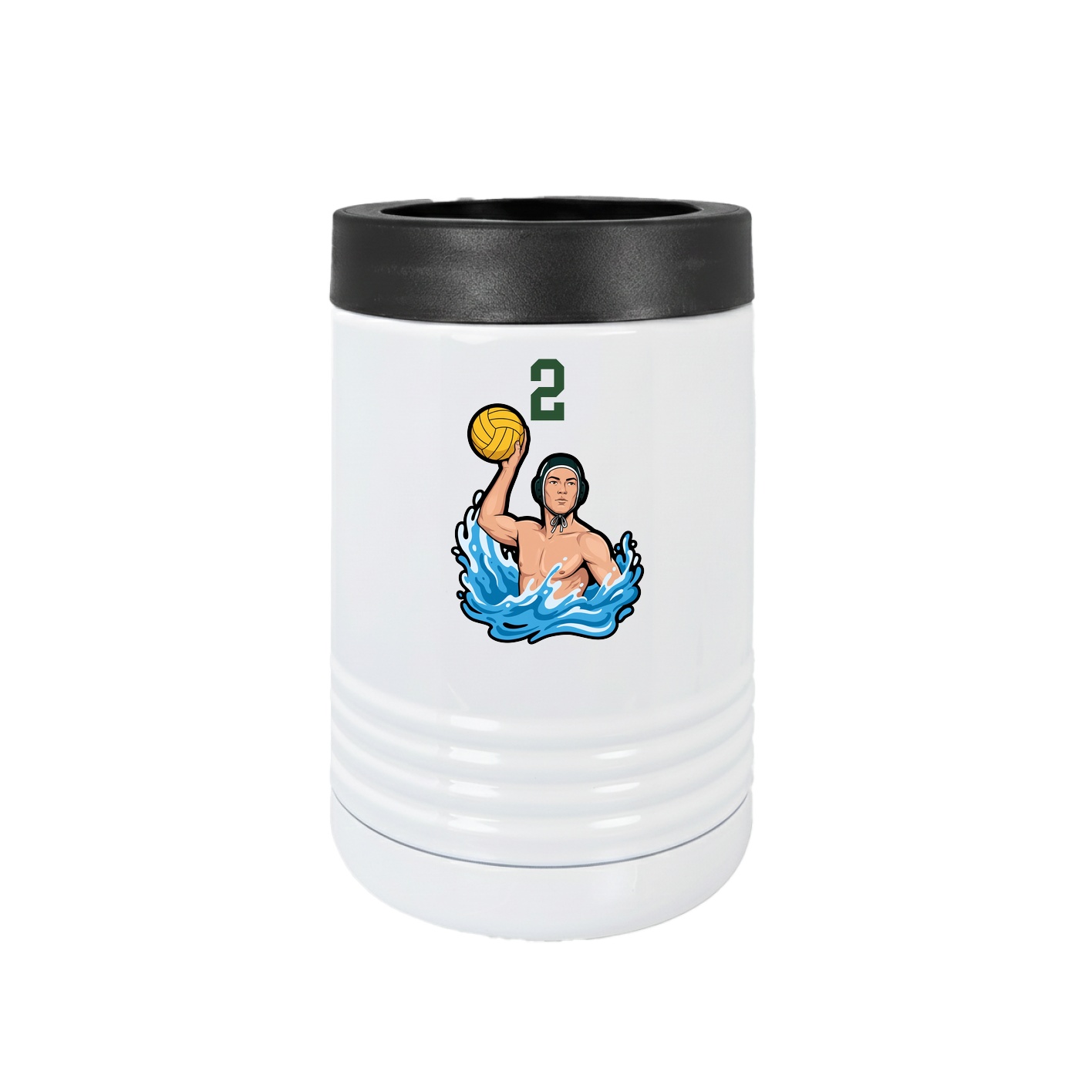 Beverage Holder — Number Top in White
