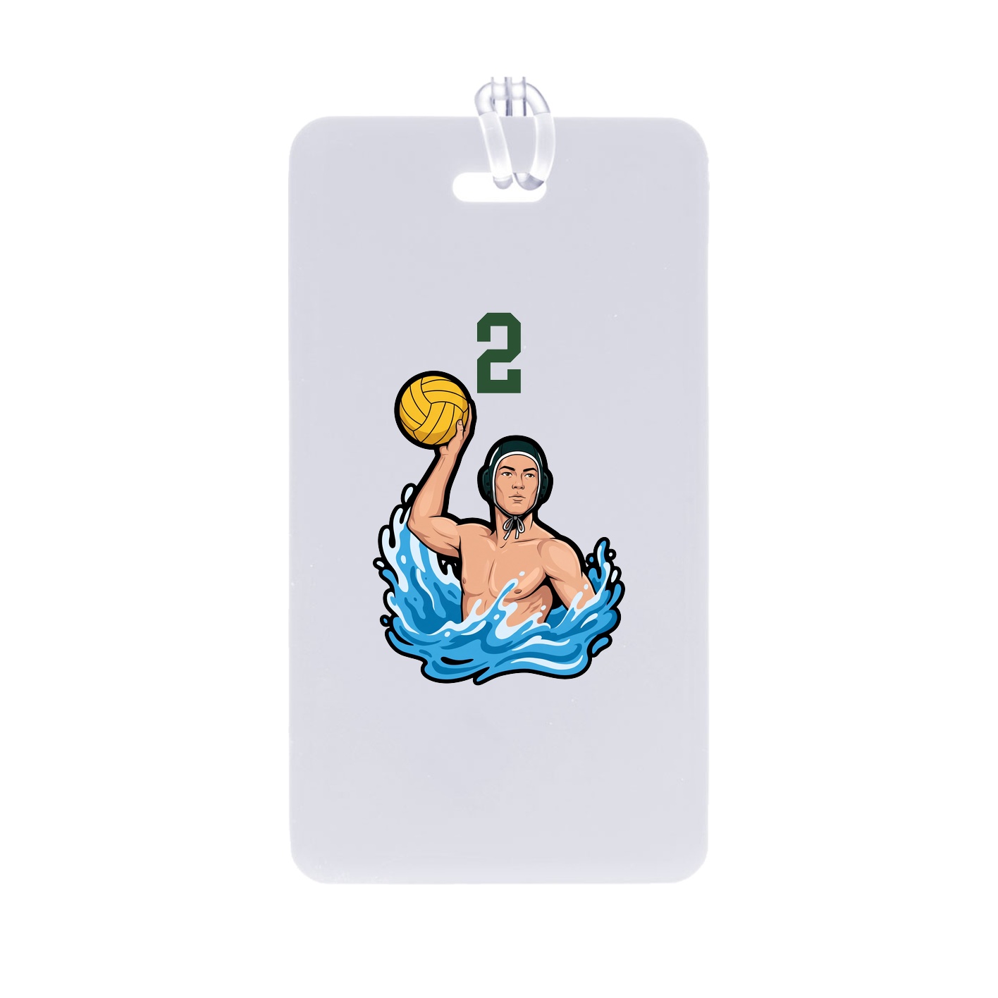 Bag Tag — Number Top in Classic