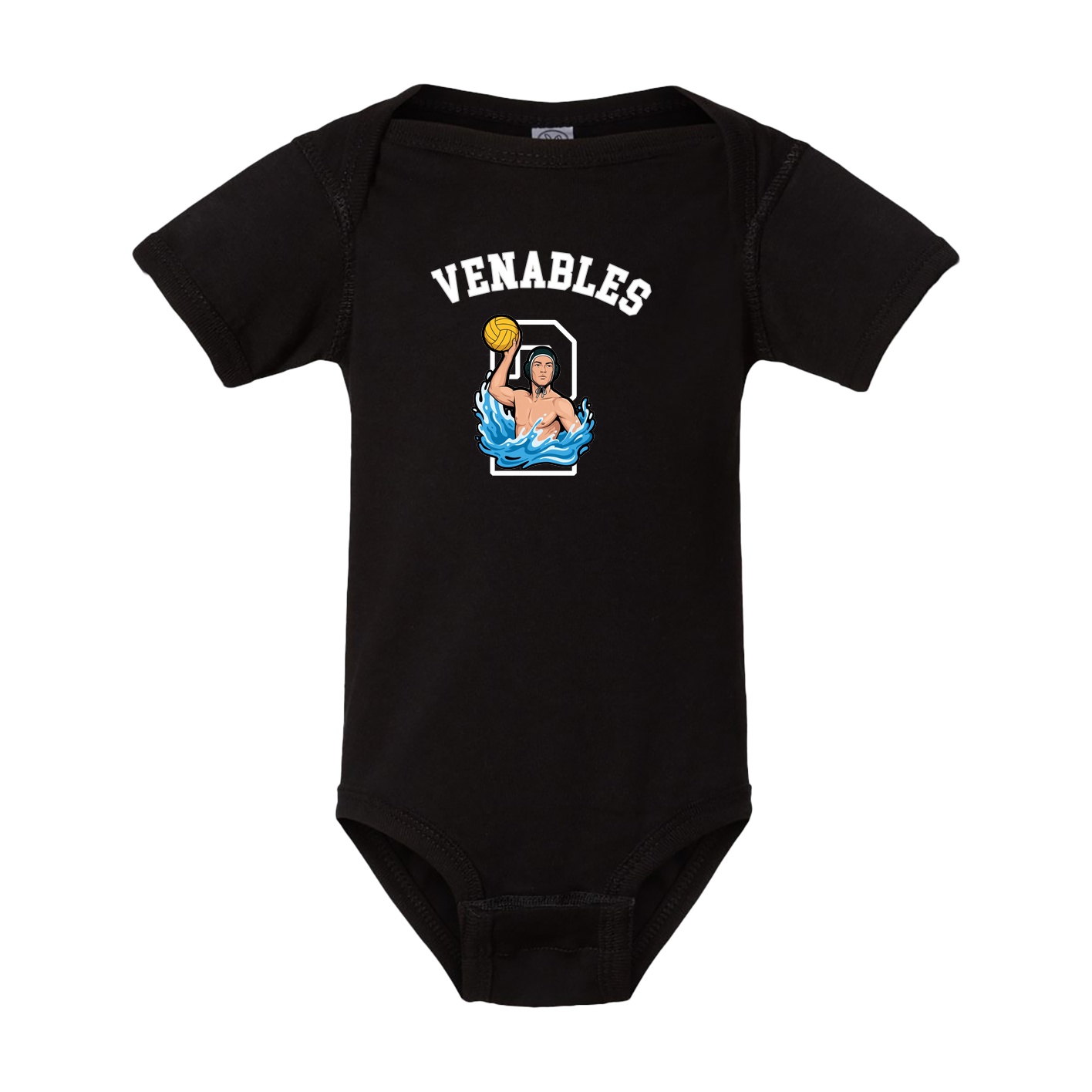 Baby Onesie — Shirsey Arch in Black