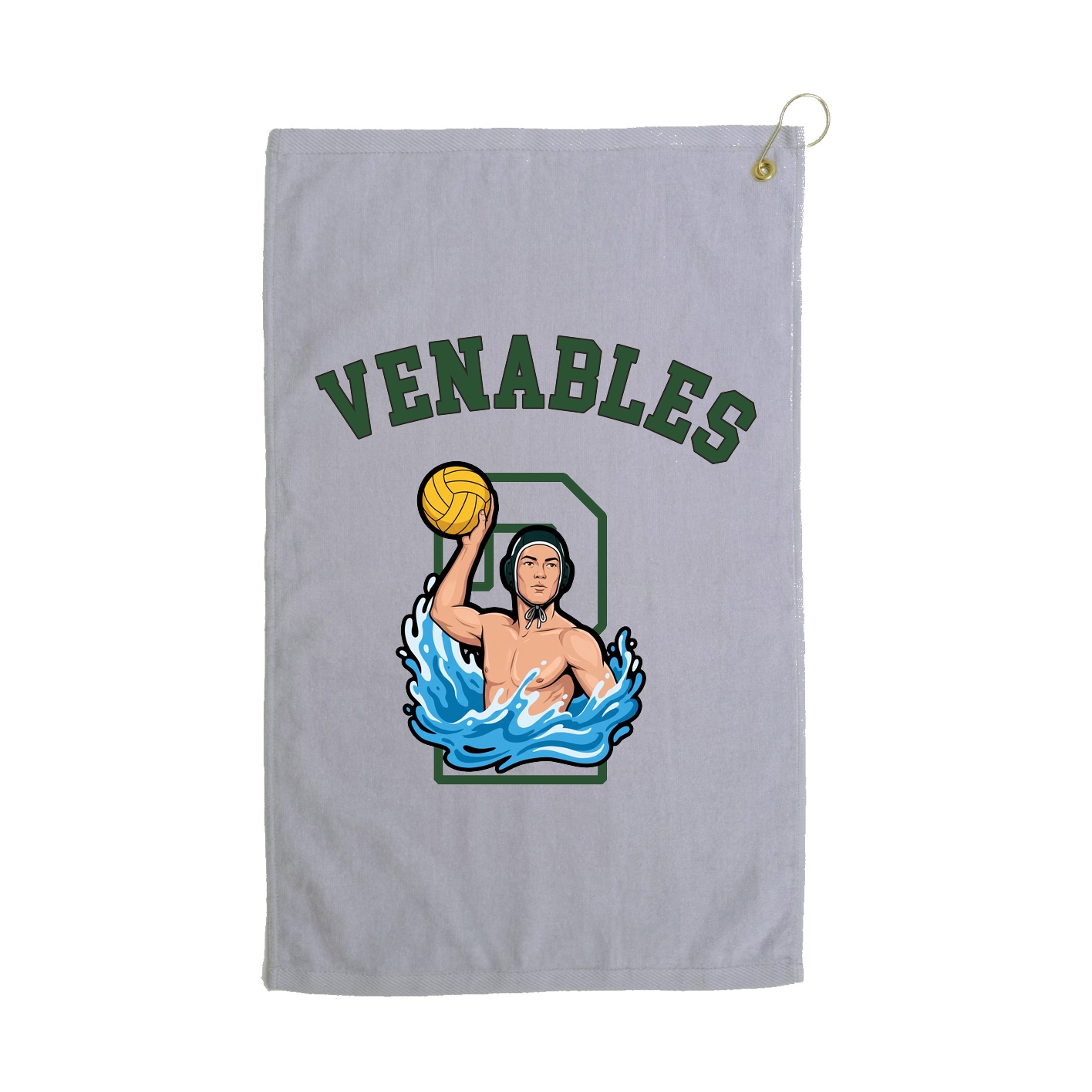 Golf Towel — Shirsey Arch in Grey