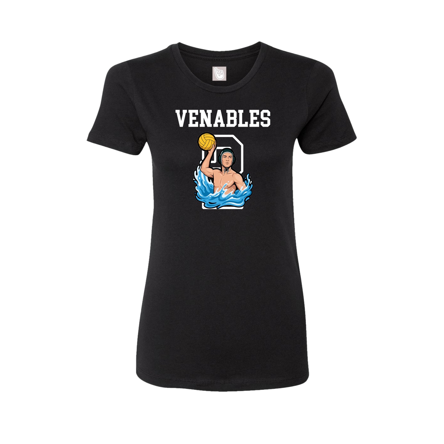 Fitted Women's Tee — Shirsey in Black