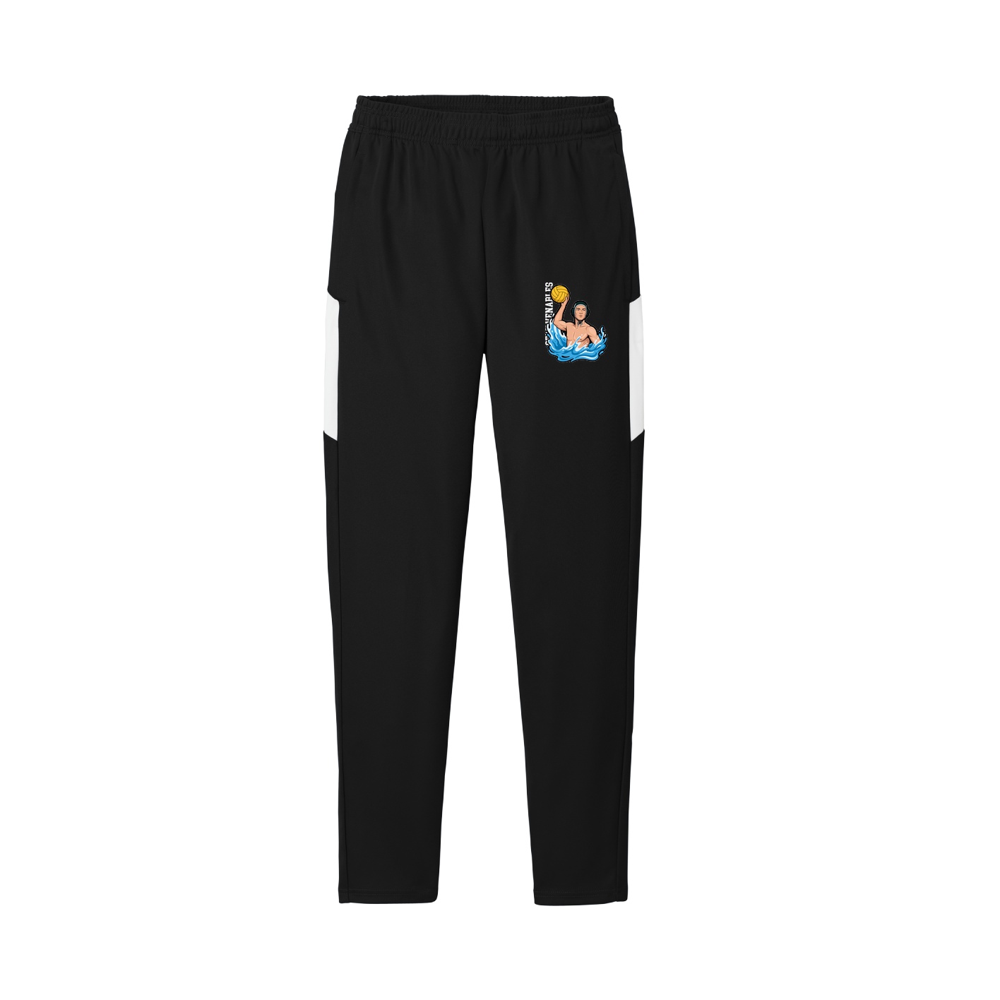 Team Travel Pant — Name Vertical in Black/White