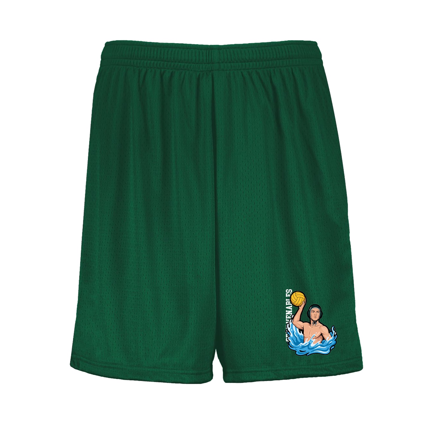Shorts — Name Vertical in Green