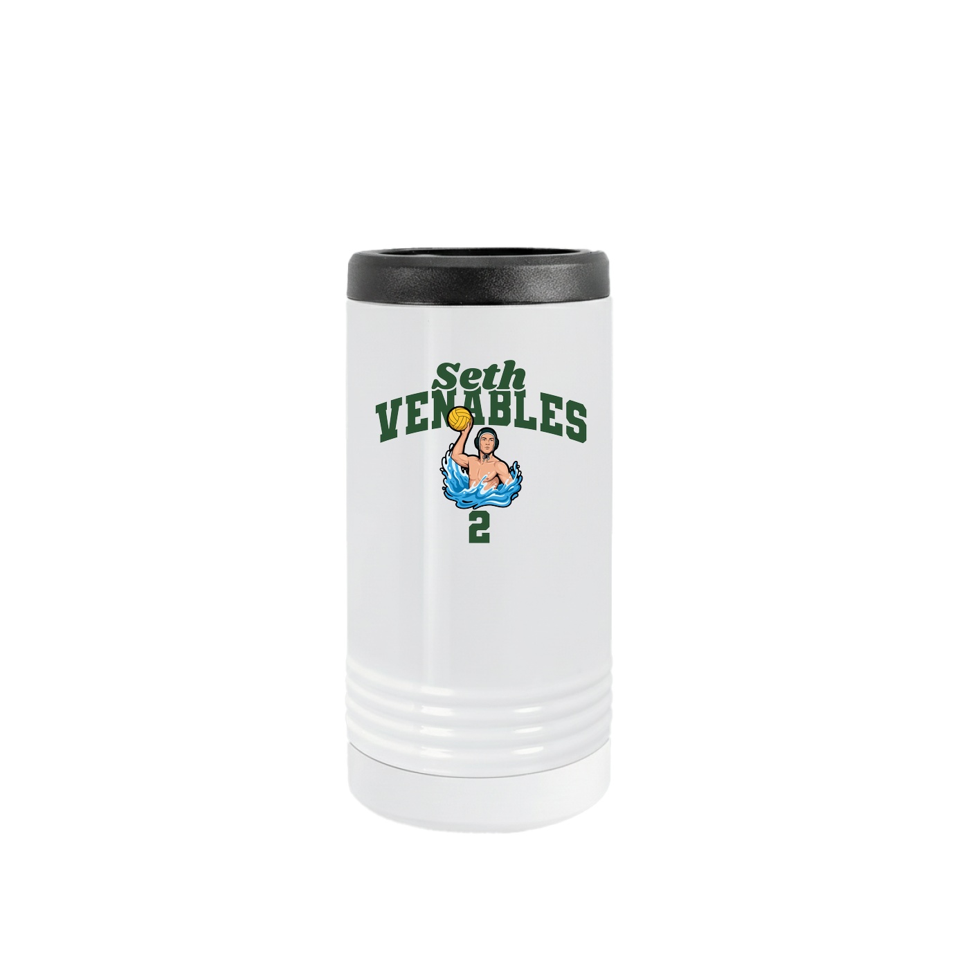 Slim Beverage Holder — Signature Arch in White