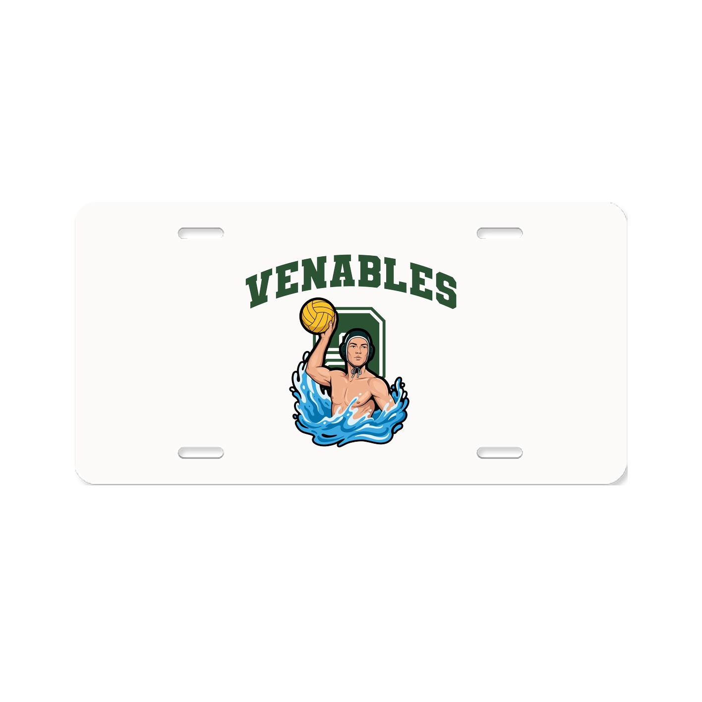 License Plate — Number in Classic