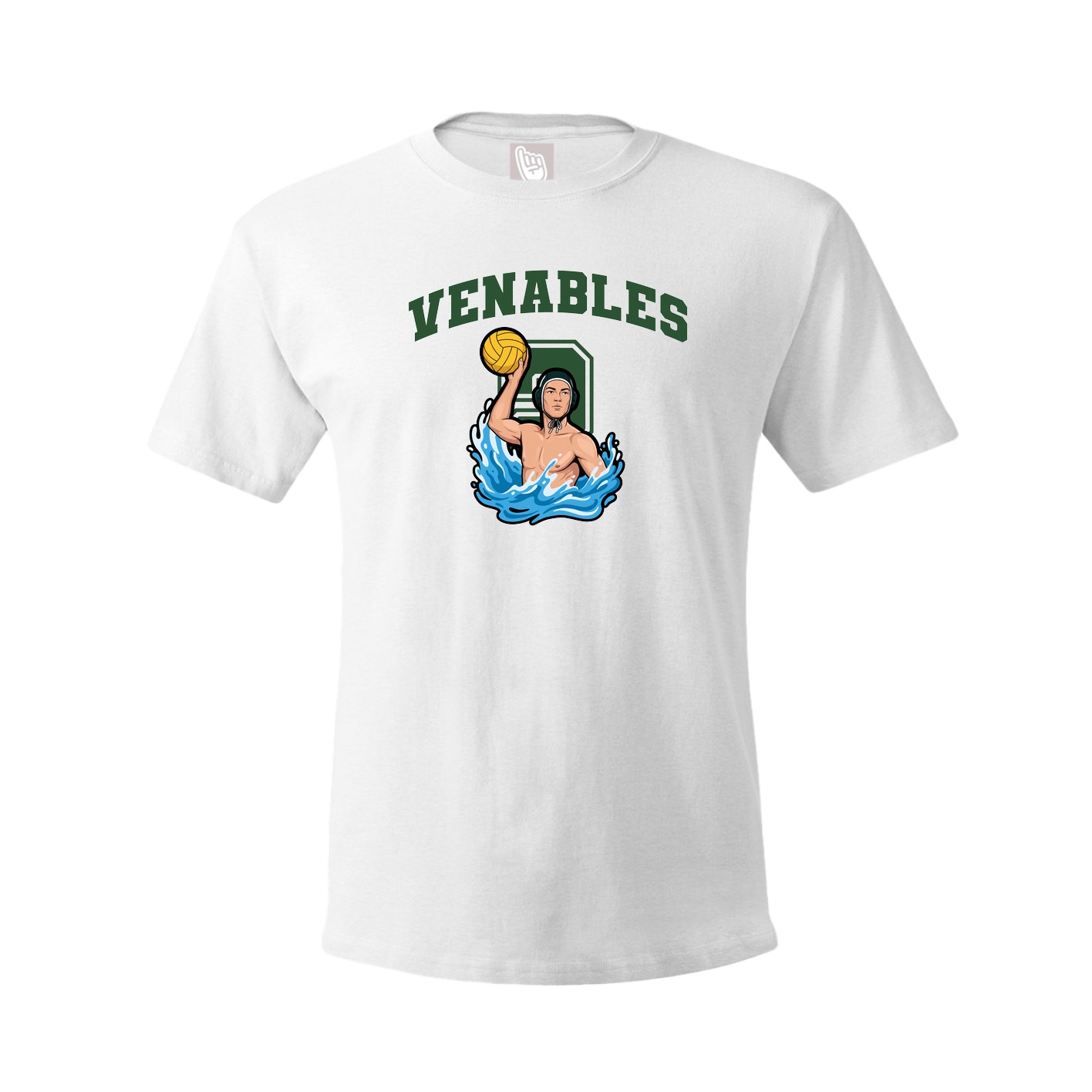 Tee — Number in White