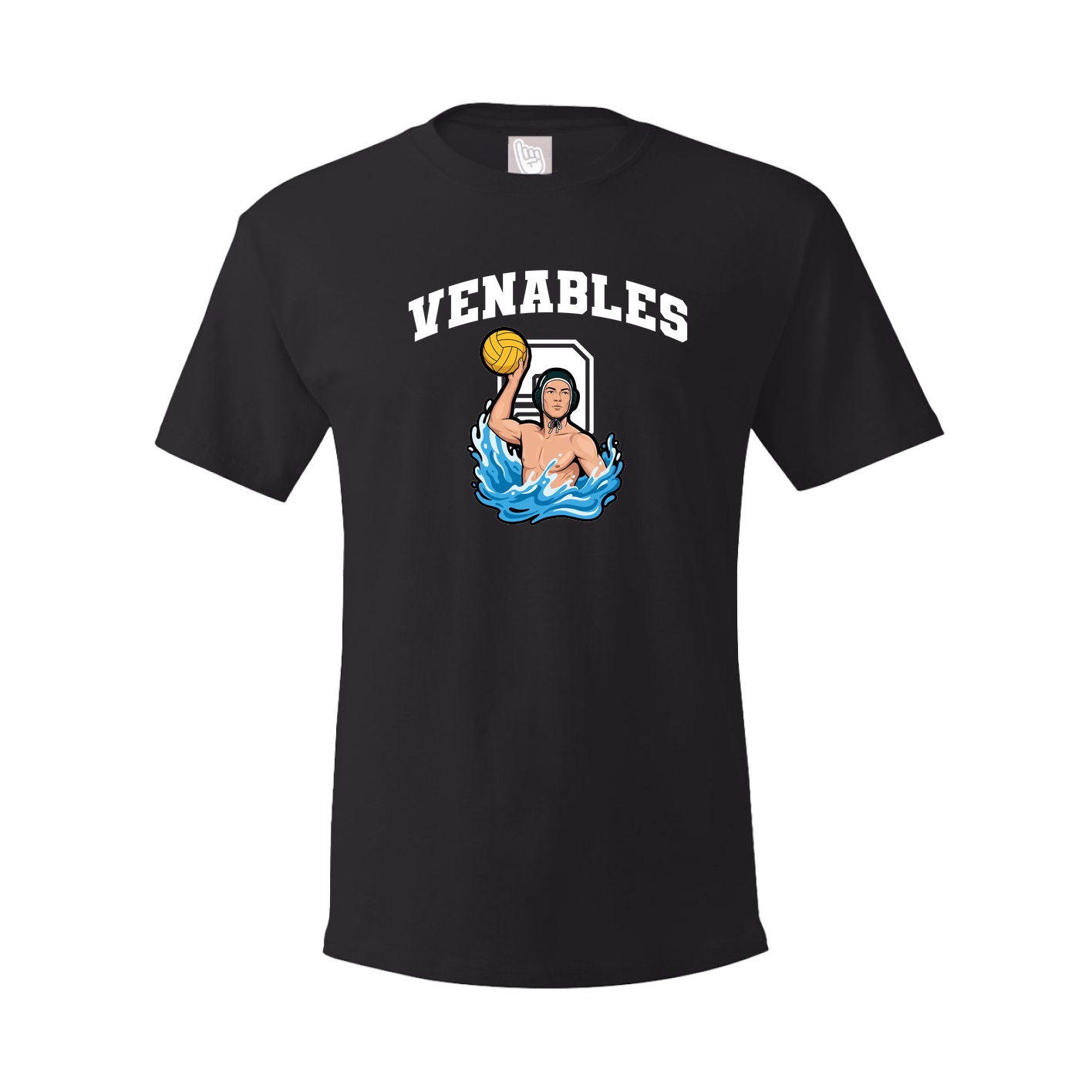 Youth Tee — Number in Black