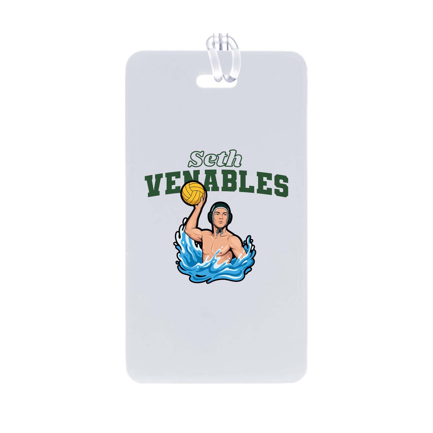 Bag Tag — Name Arch in Classic