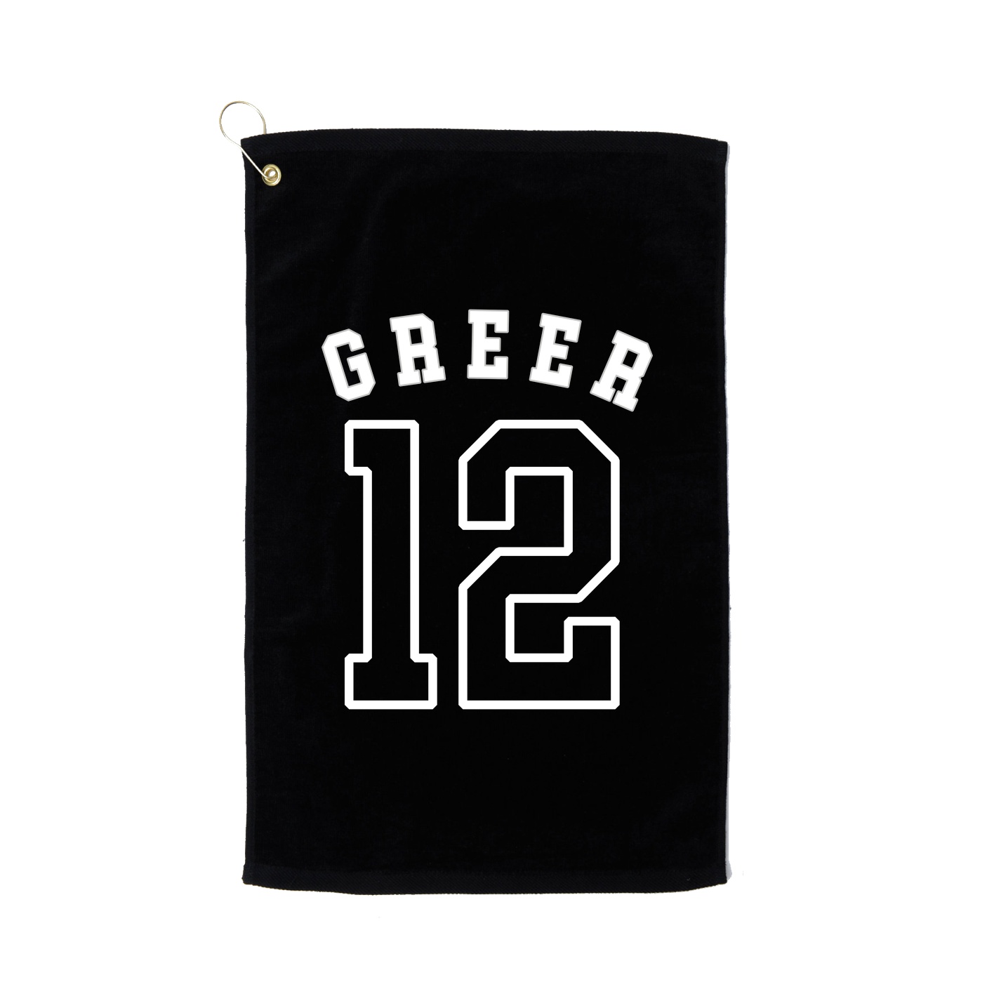 Golf Towel — Shirsey Arch in Black