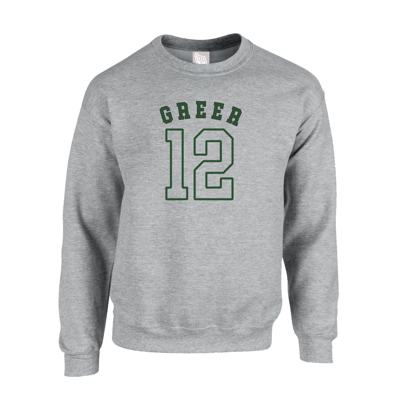 Fleece Crew — Shirsey Arch in Grey