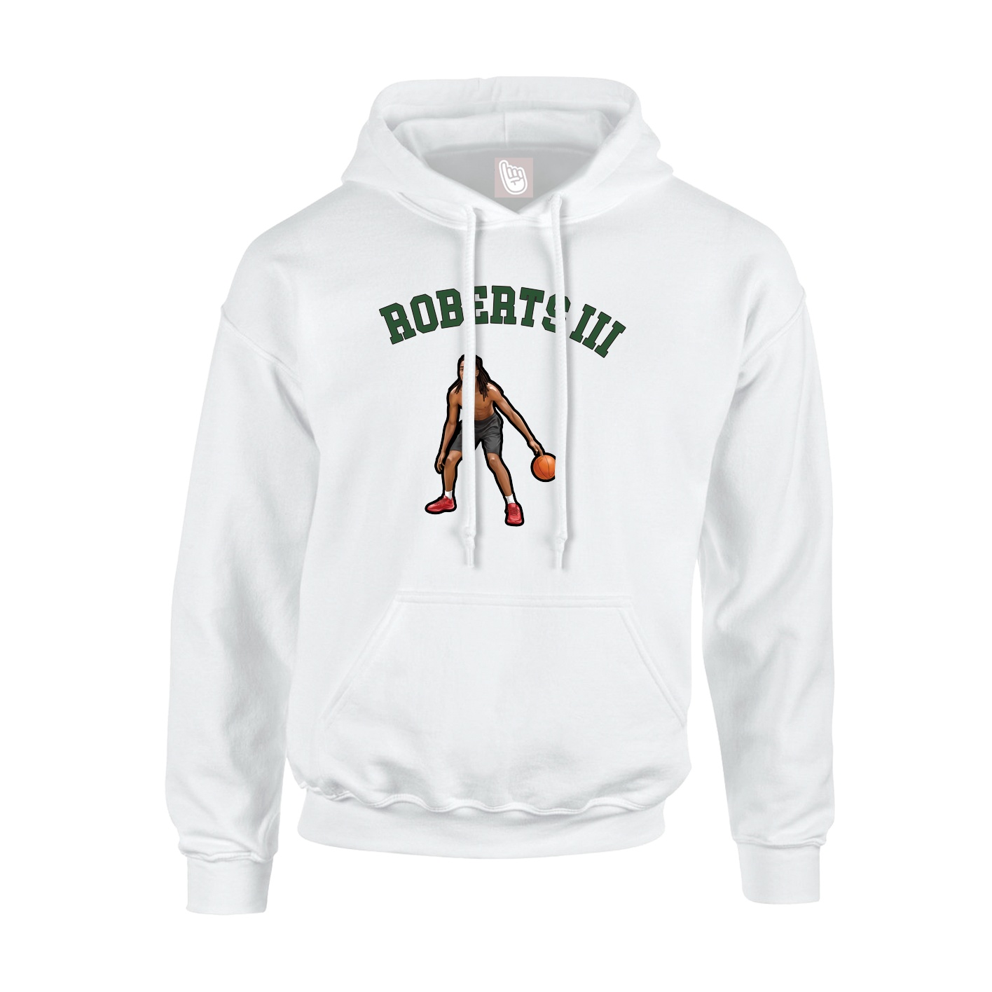 Youth Hoodie — Shirsey Arch in White