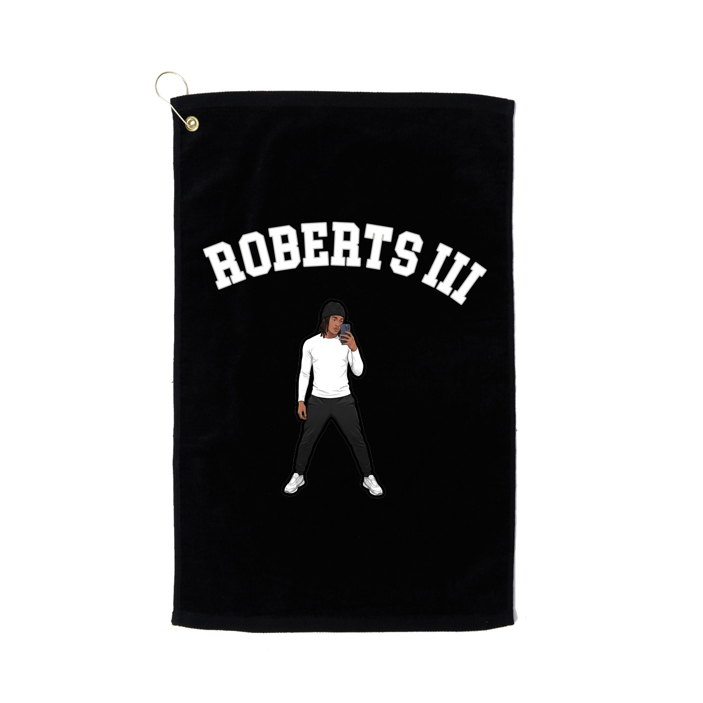 Golf Towel — Shirsey Arch in Black