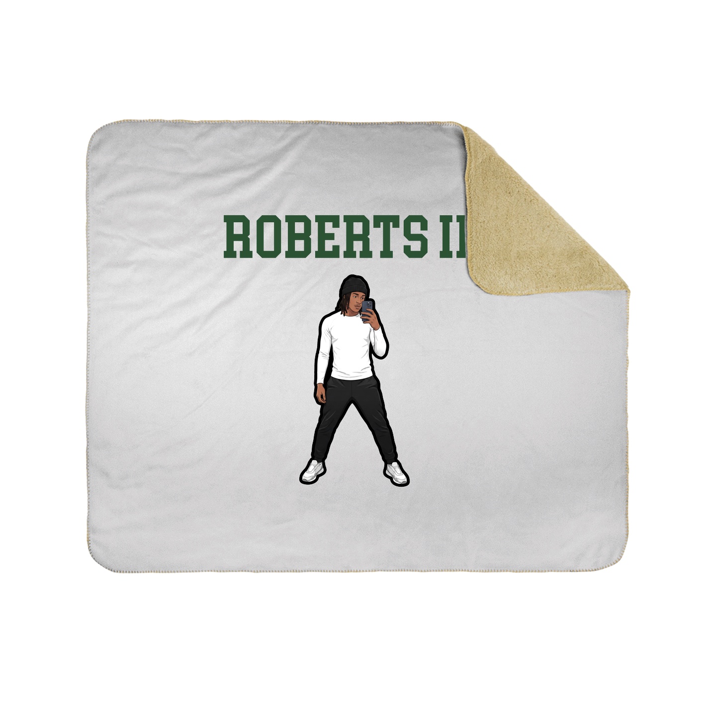 Throw Blanket — Shirsey in White