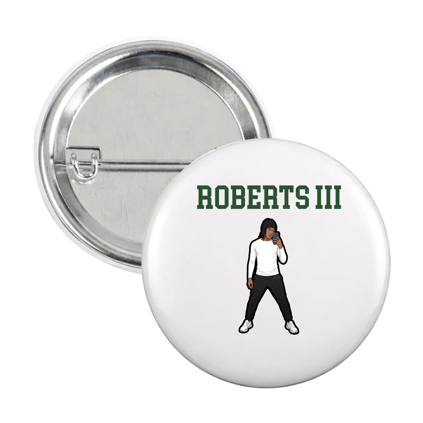 Game Day Button — Shirsey in White