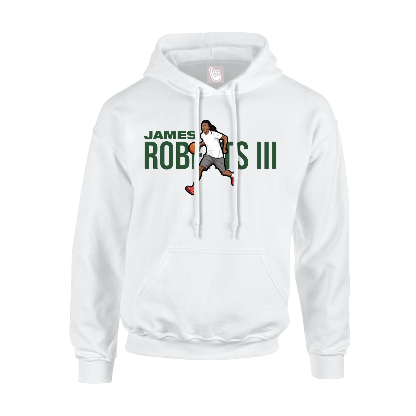 Hoodie — Player Name in White