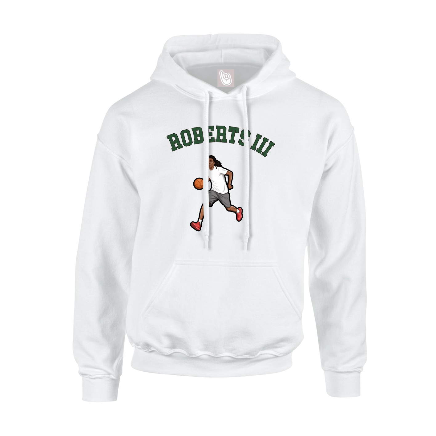 Youth Hoodie — Shirsey Arch in White