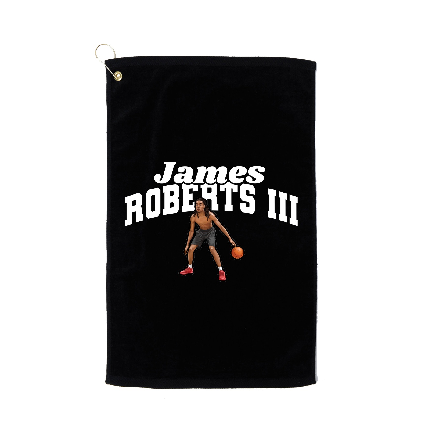 Golf Towel — Signature Arch in Black