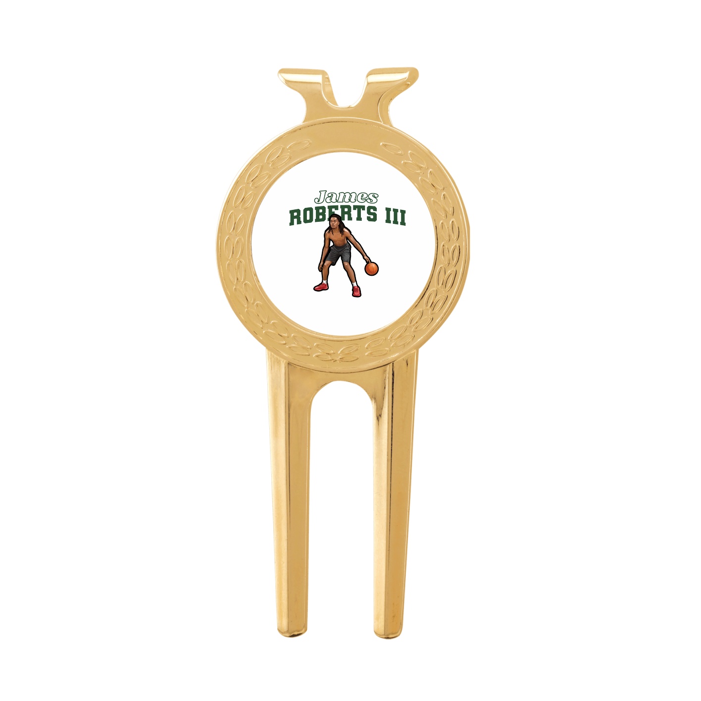 Divot Tool with Ball Marker — Name Arch in Classic