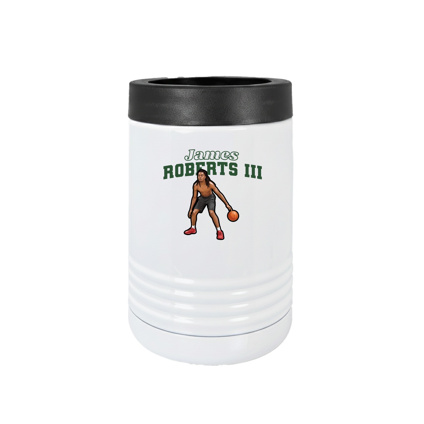 Beverage Holder — Name Arch in White