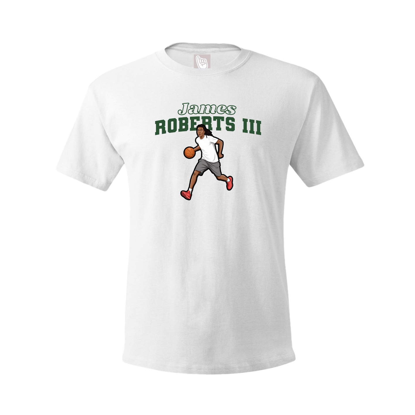 Tee — Name Arch in White