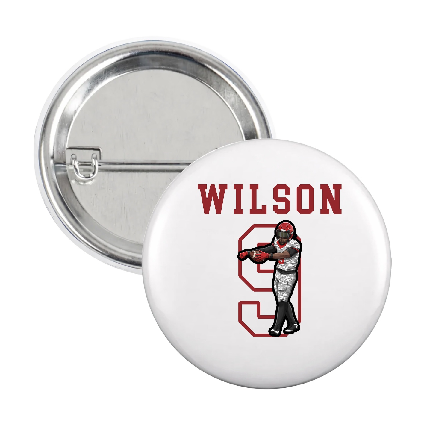 Game Day Button — Shirsey in White