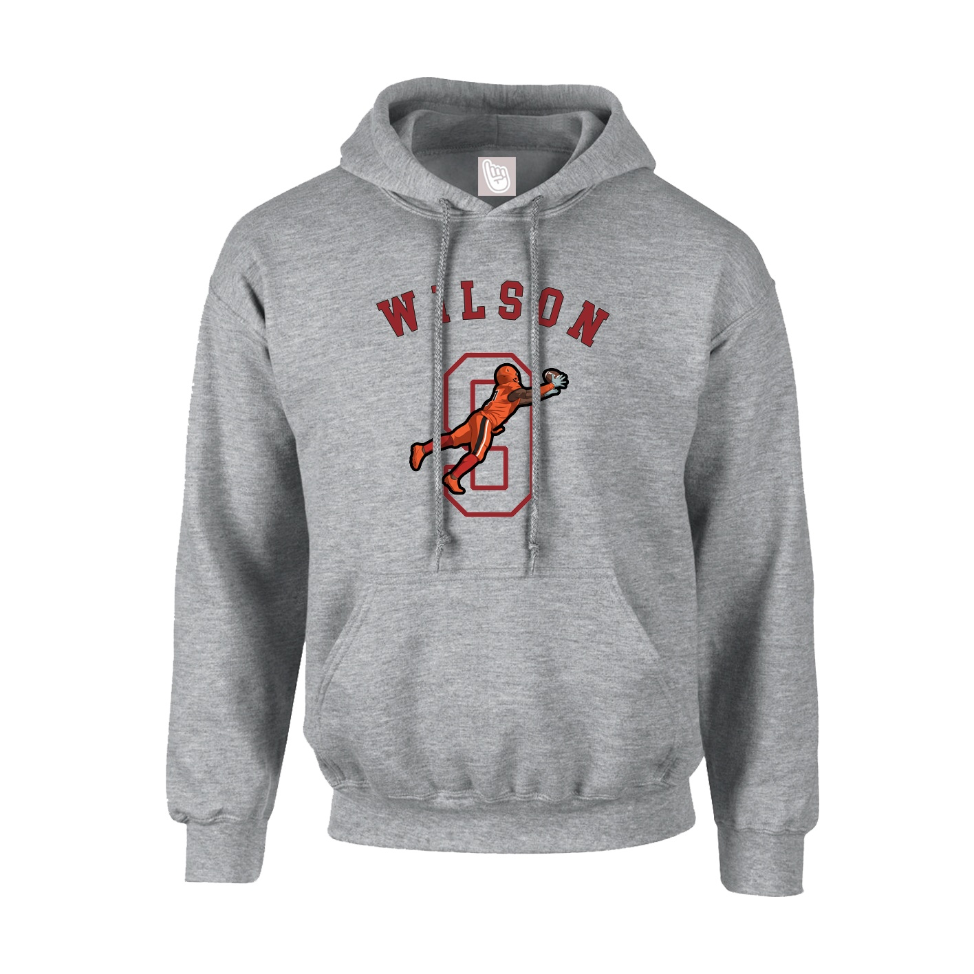 Youth Hoodie — Shirsey Arch in Grey