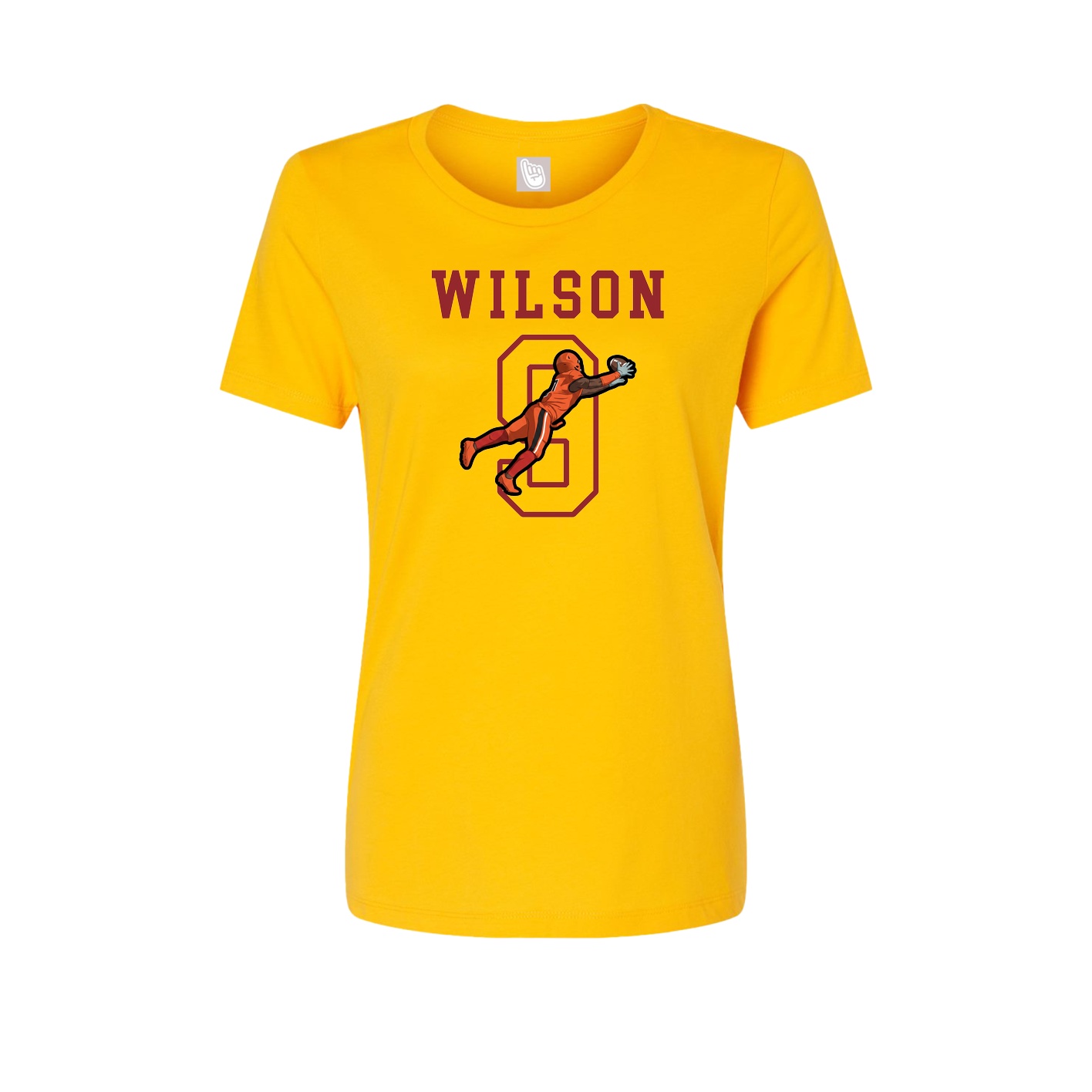 Fitted Women's Tee — Shirsey in Gold
