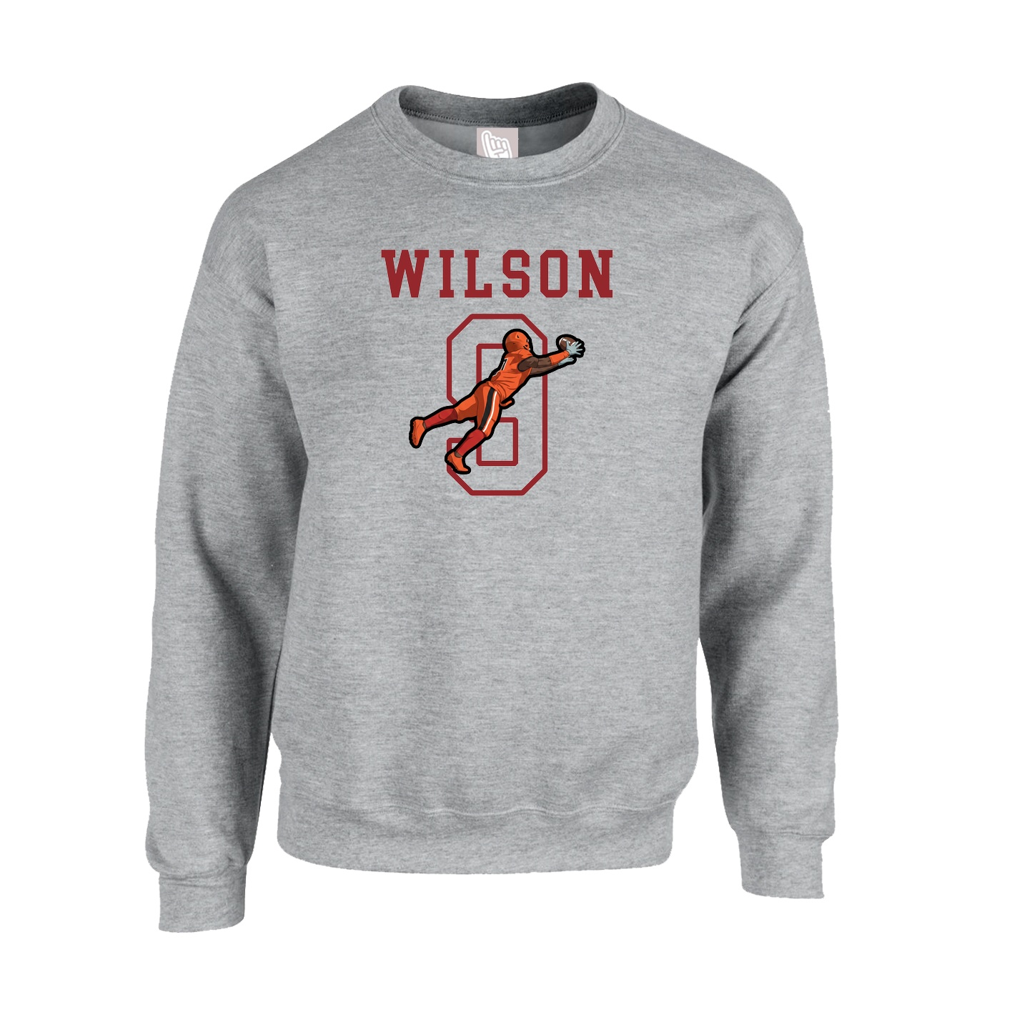 Fleece Crew — Shirsey in Grey