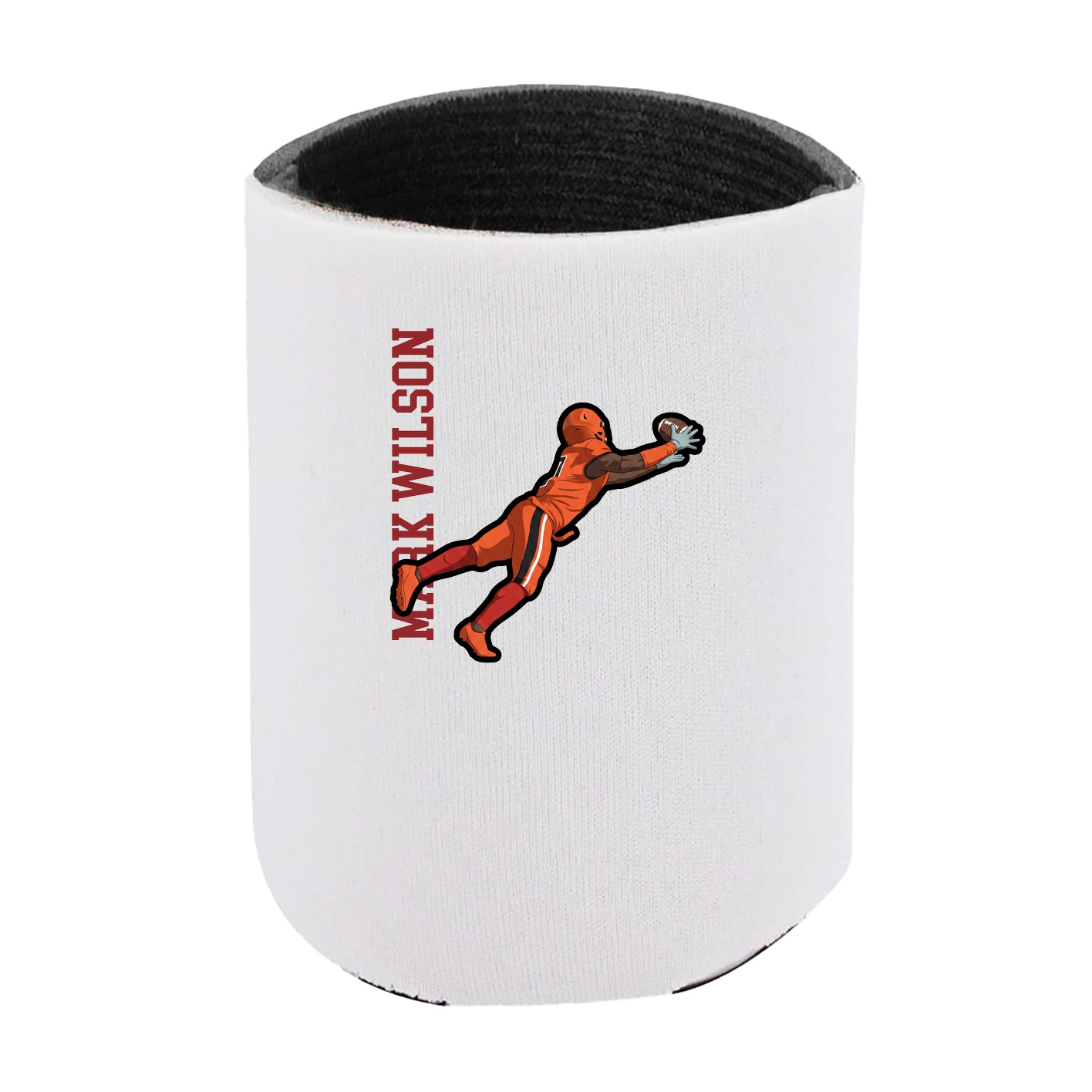 Can Holder — Name Vertical in White