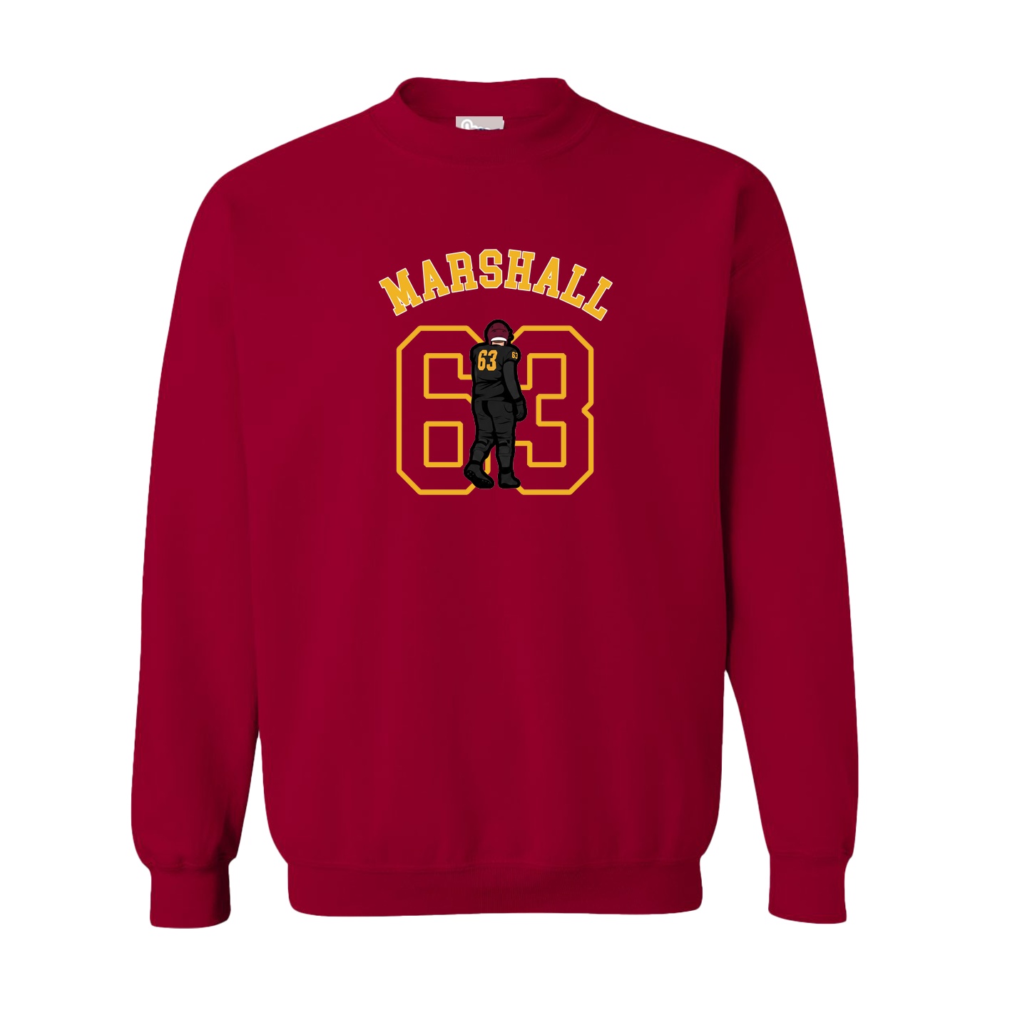 Fleece Crew — Shirsey Arch in Cardinal