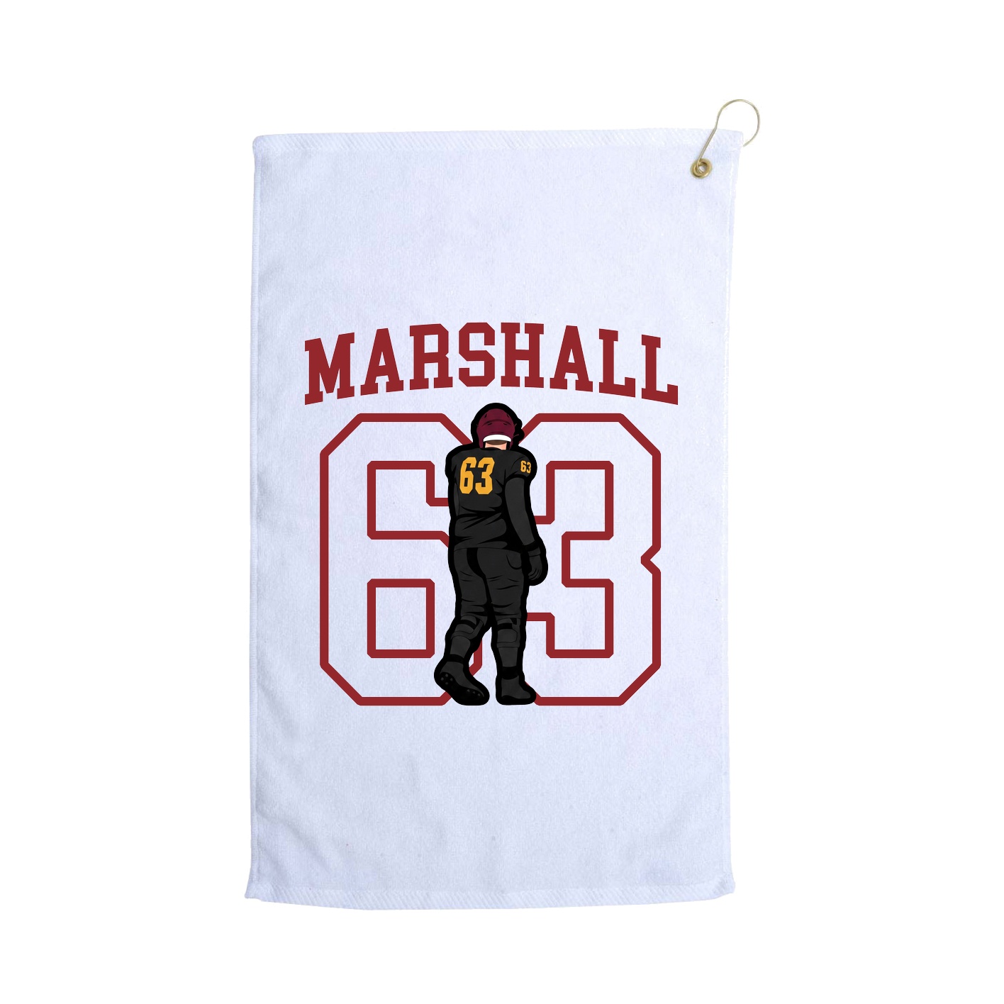 Golf Towel — Shirsey in White