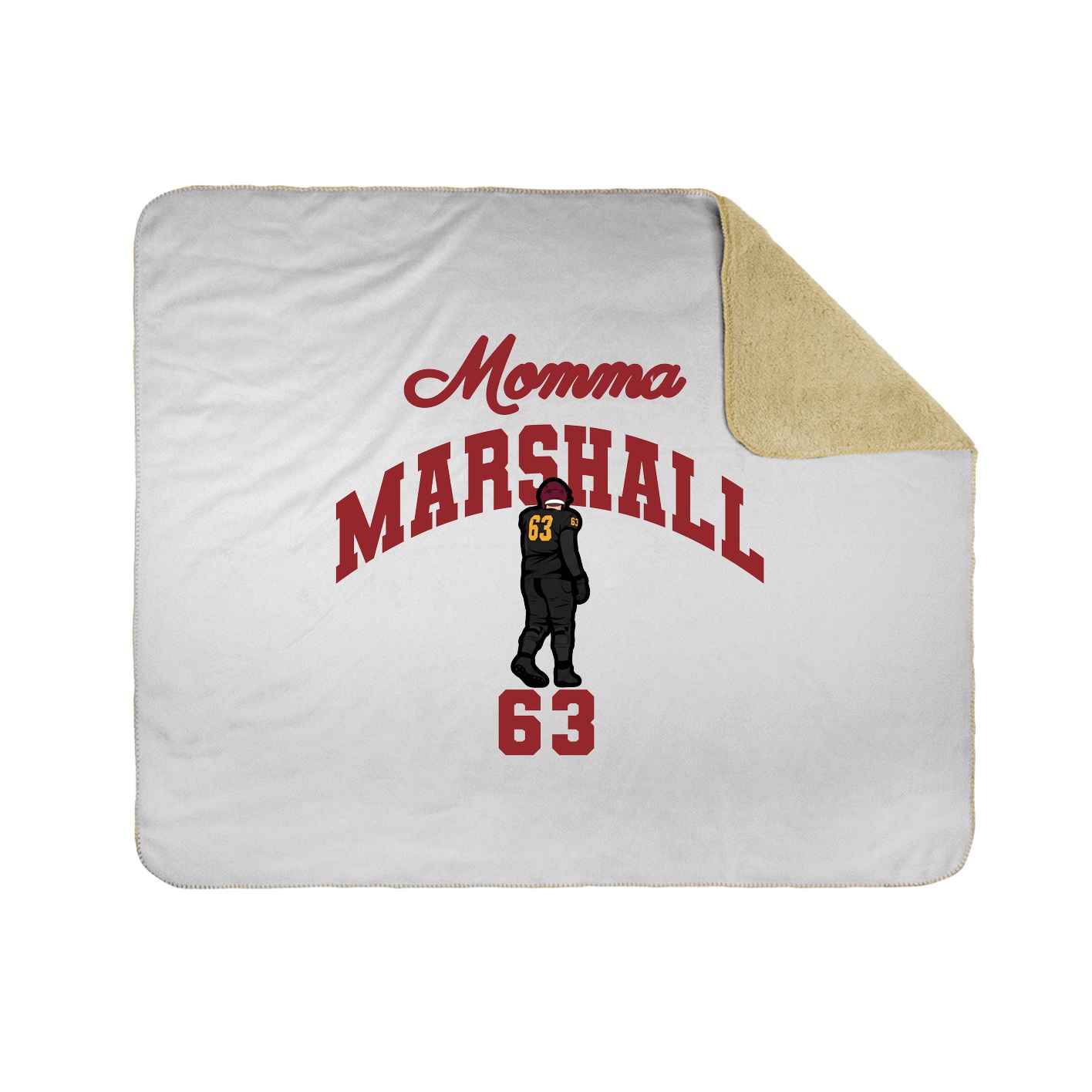 Throw Blanket — Mothers Day Arch in White