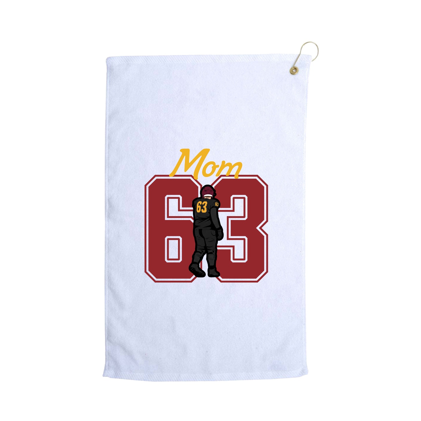 Golf Towel — Mothers Day Shirsey in White