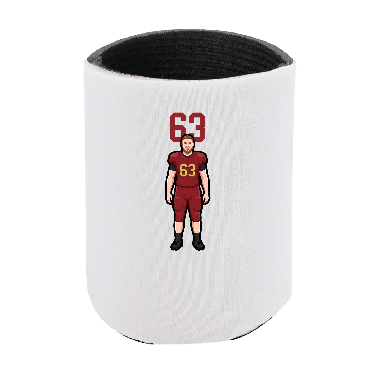 Can Holder — Number Top in White