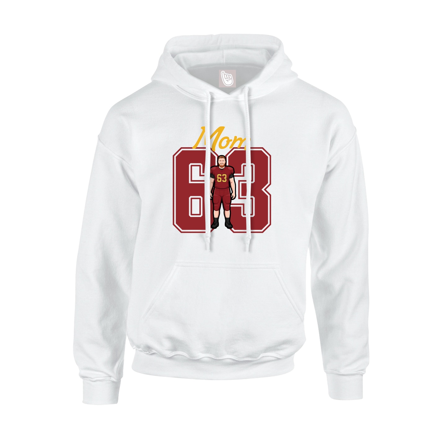 Youth Hoodie — Mothers Day Shirsey in White