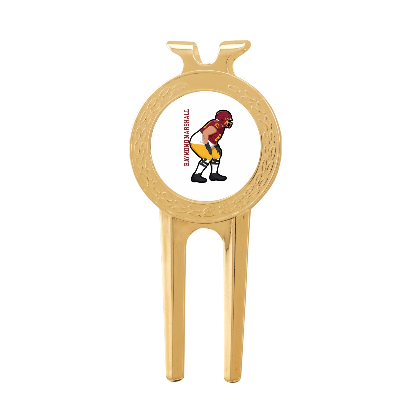 Divot Tool with Ball Marker — Name Vertical in Classic