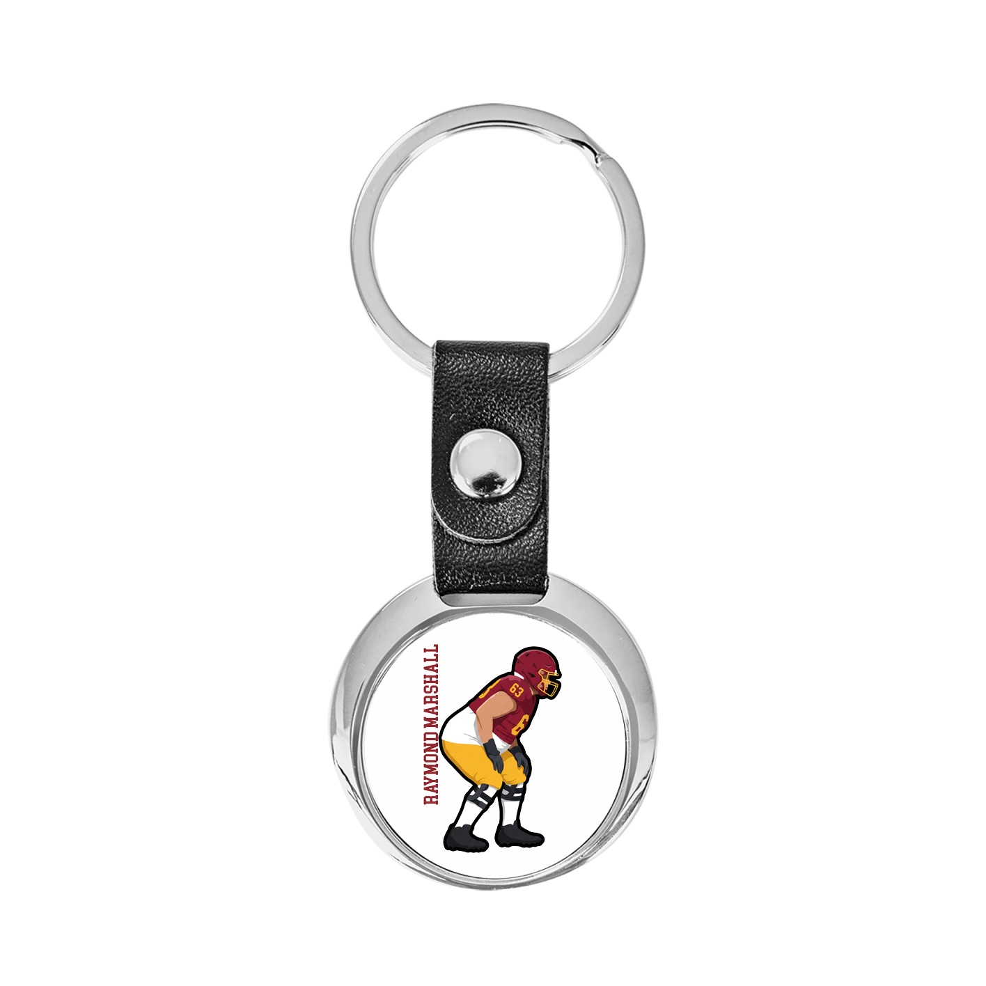 Key Chain — Name Vertical in Classic