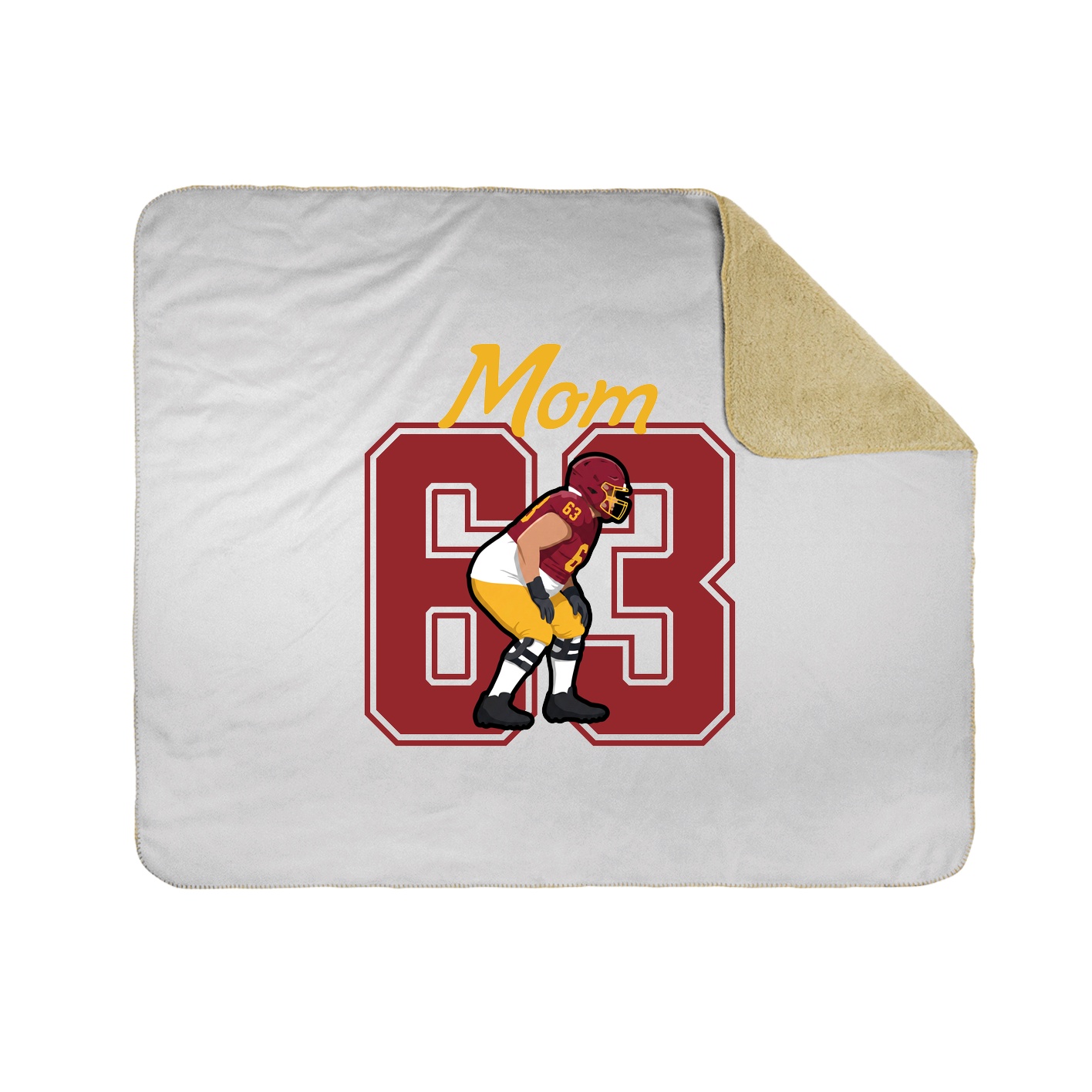 Throw Blanket — Mothers Day Shirsey in White
