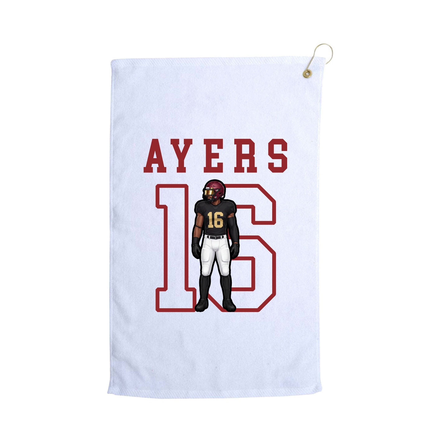 Golf Towel — Shirsey in White